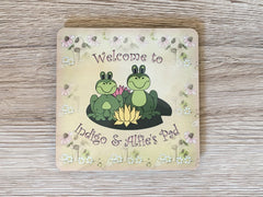 Welcome to my Pad Wood or Metal Personalised Handmade Sign from Honeymellow