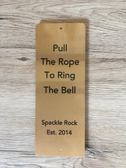 Blank signs to personalise.  Add your text to metal brushed gold, silver or white plaques at www.honeymellow.com