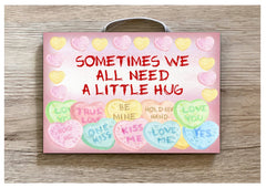 Add Your Own Text to our Sweet Heart Blank Sign in Wood or Metal