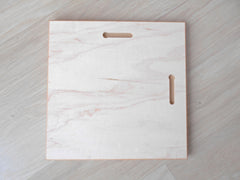 MAPLE WOOD Happy Days Time for Tea Square Sign: Bespoke Personalised Wall Plaque