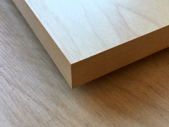 MAPLE WOOD Domestic God Square Sign: Bespoke Personalised Wall Plaque