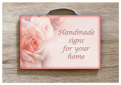 Add Your Own Text to Vintage Romance Custom-Made Blank Signs