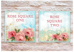 ROSE SQUARE SIGN TO ADD YOUR OWN TEXT AT HONEYMELLOW