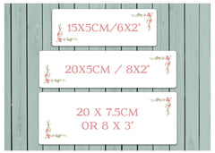 Rosebud Metal Room Signs: Buy Online at Honeymellow