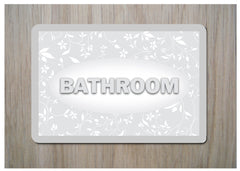 Bathroom Cottage Chic Sign at Honeymellow or Add Your Own Text