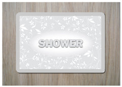 Shower Cottage Chic Sign at Honeymellow or Add Your Own Tex