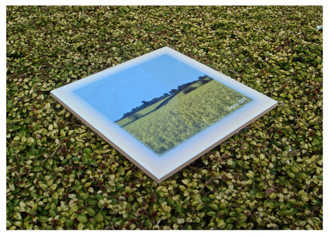 CERAMIC TILES: Square Personalised Tile: Add Your Own Text and Photo