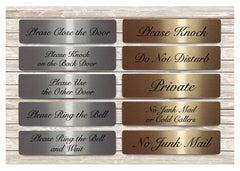 Brushed Elegant Silver, White & Gold Vital Signs for Home or Office at Honeymellow