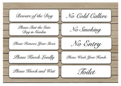 Brushed Elegant Silver, White & Gold Vital Signs for Home or Office at Honeymellow