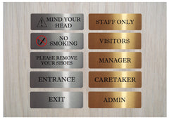 Brushed Silver & Gold Vital Signs for Home or Office at Honeymellow