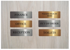 Brushed Silver & Gold Vital Signs for Home or Office at Honeymellow
