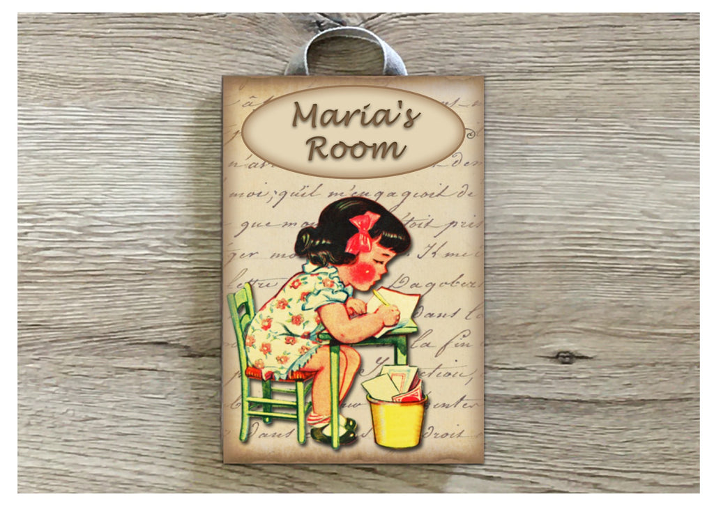 Vintage Room Rustic Metal or Wood Sign