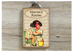 Vintage Room Rustic Metal or Wood Sign