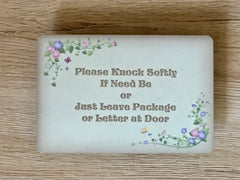 Field Flowers Add Your Own Text Rustic Sign in Wood or Metal