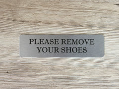No Junk Mail Cold Callers, Remove Shoes + Add Own Text Metal Vital Signs from www.honeymellow.com