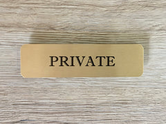 No Junk Mail Cold Callers Please Knock, Private + Add Own Text Metal Vital Signs from www.honeymellow.com