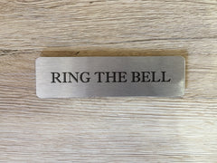 No Junk Mail Cold Callers Please Knock Ring Bell + Add Own Text Metal Vital Signs from www.honeymellow.com
