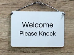 Blank signs to personalise.  Add your text to metal brushed gold, silver or white plaques at www.honeymellow.com