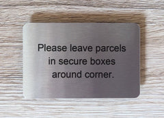 Add Your Own Text to 15x10cm / 6x4" Blank Metal Signs in Silver, Gold & White