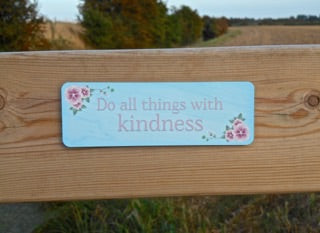 Add Your Own Text to Aqua Floral Wood Effect Design Sign in Wood or Metal