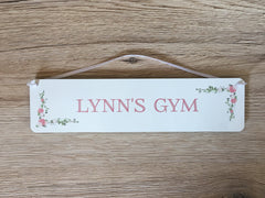 ROSEBUD Room Signs OR Add Your Own Text