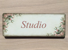 Add Your Own Text to our Rustic Rose Signs in Wood or Metal
