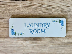 Rosebud Metal Room Signs: Buy Online at www.honeymellow.com
