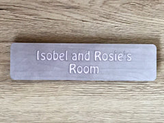 Add Text to Wood Effect Metal Signs: Pine, Oak & Distressed Designs