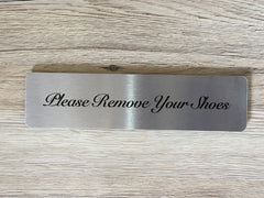 Elegant Vital Signs in Silver, Gold or White Metal for the Home or Office: 20x5cm (Large)