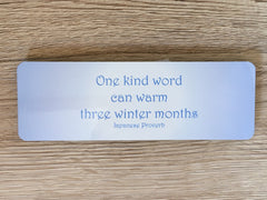 Colourful Motivational Plaques & Bookmarks: Proverbs