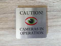 Vital Signs: Surveillance CCTV in Operation Signs in Silver, Gold or White