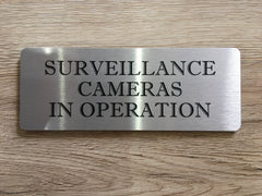 Vital Signs: Surveillance CCTV in Operation Signs in Silver, Gold or White