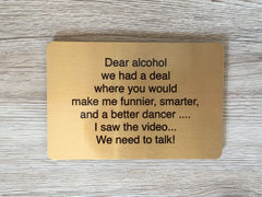 Add Your Own Text to 15x10cm / 6x4" Blank Metal Signs in Silver, Gold & White