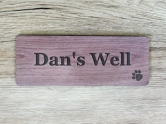 Add Text to Wood Effect Metal Signs: Pine, Oak & Distressed Designs