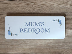 Rosebud Metal Room Signs: Buy Online at www.honeymellow.com