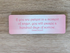 Colourful Motivational Plaques & Bookmarks: Proverbs