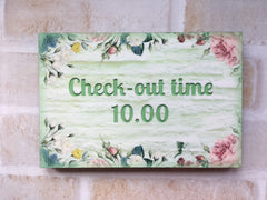 Add Your Own Text to our Fairy Garden Blank Sign in Wood or Metal