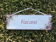 Add Your Own Text to our Rustic Rose Signs in Wood or Metal