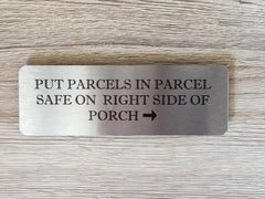 Personalise Small 15x5cm / 6x2 Blank Signs in Silver, Gold or White