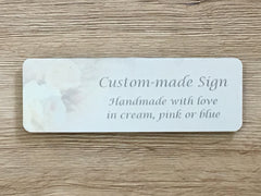 Add Your Own Text to Vintage Romance Custom-Made Blank Signs