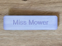 Add Your Own Text Blank Rustic Wood Effect Coloured Metal Signs: Various Sizes