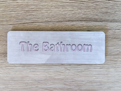 Add Text to Wood Effect Metal Signs: Pine, Oak & Distressed Designs